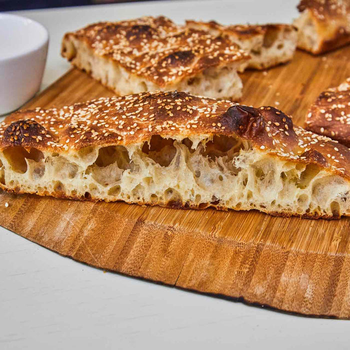 Focaccia integrale al sesamo